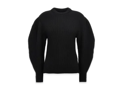 Jil Sander Women's Ribbed Sweater "Black"