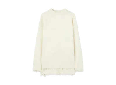 Jil Sander Women's Crew-Neck Sweater "Coconut"