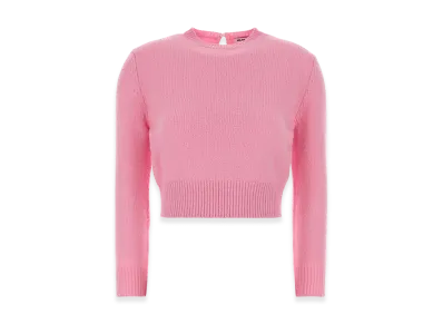 Jil Sander Women's Wool Blend Sweater "Pink"