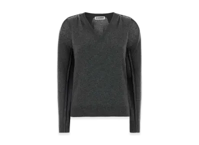 Jil Sander Women's Cashmere Sweater "Dark Grey"