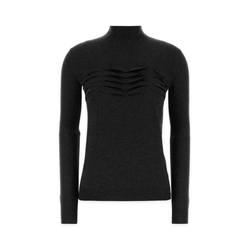 Jil Sander Wool Blend Sweater "Dark Grey"