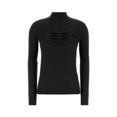Jil Sander Wool Blend Sweater "Dark Grey"