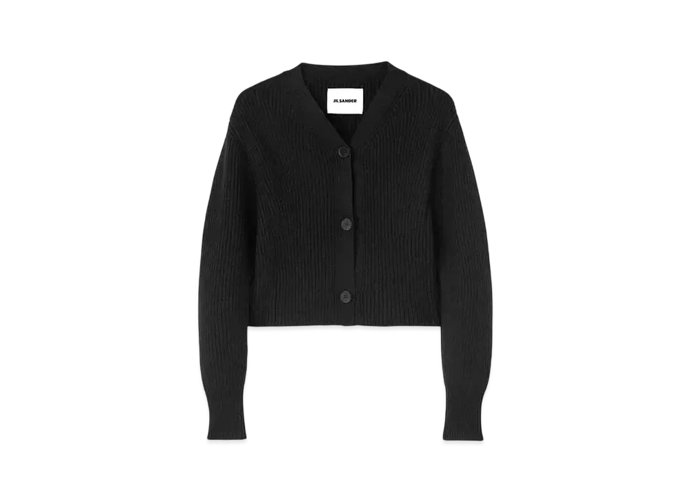 Jil Sander Women's V-Neck Cardigan "Black"