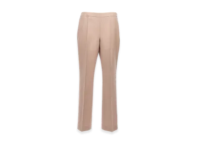 Jil Sander Women's Pleat Wool Pants "Beige"