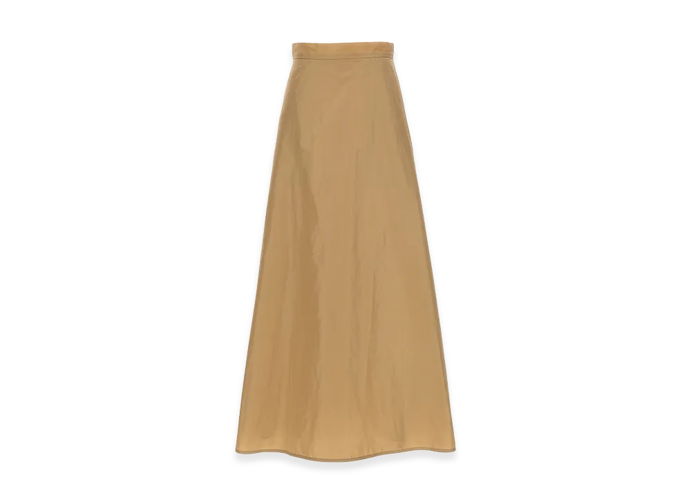 Jil Sander Women's Long Flared Skirt "Beige"