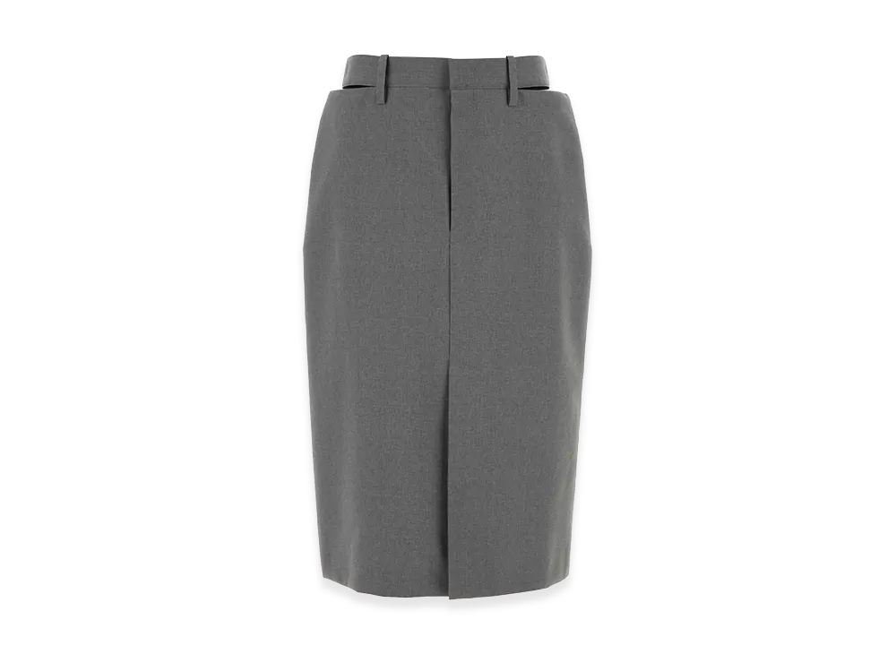 Jil Sander Women's Wool Skirt "Gray"