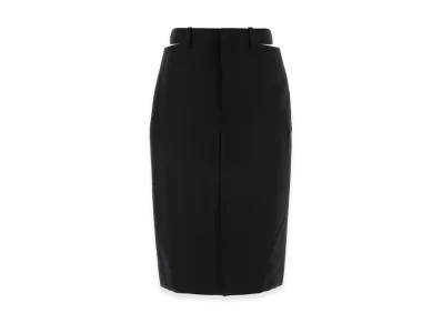 Jil Sander Women's Wool Blend Skirt "Black"