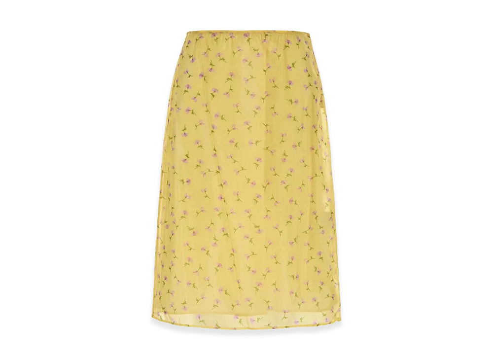 Jil Sander Women's Organza Skirt "Printed/Yellow"