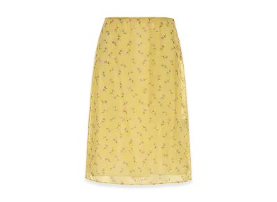 Jil Sander Women's Organza Skirt "Printed/Yellow"