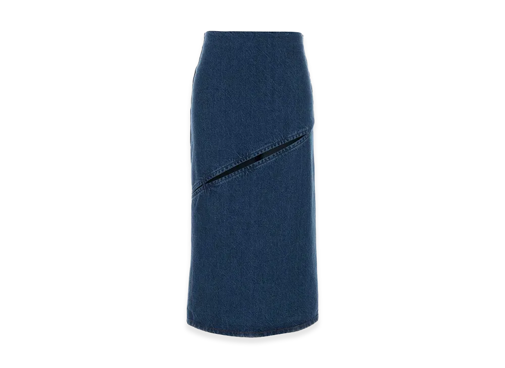 Jil Sander Women's Denim Skirt "Blue"