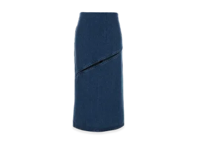 Jil Sander Women's Denim Skirt "Blue"