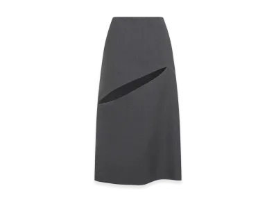 Jil Sander Women's Midi Skirt "Gray"