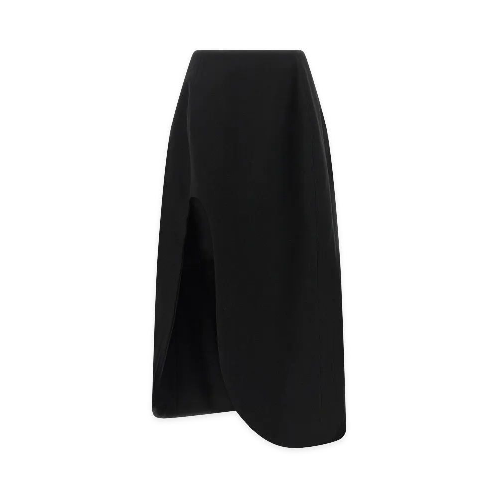 Jil Sander Skirt 158 Slit Skirt "Black"