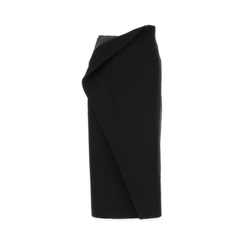 Jil Sander Silk Blend Skirt "Black"