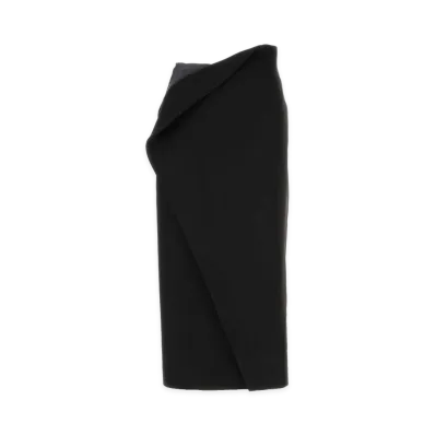 Jil Sander Silk Blend Skirt "Black"