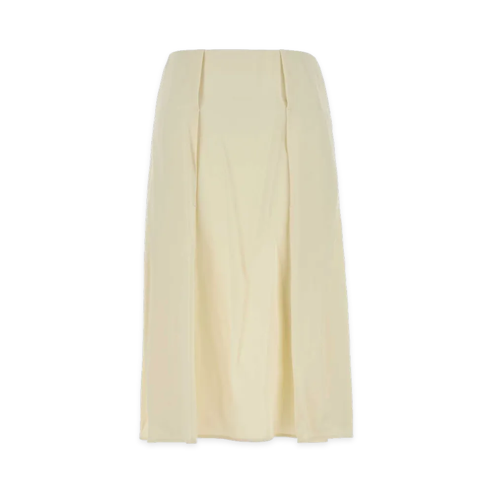 Jil Sander Satin Skirt "Cream"