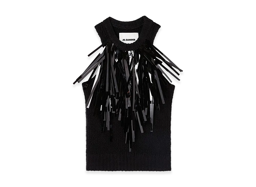 Jil Sander Women's Stretch Cotton Top "Black"