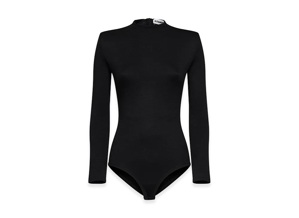 Jil Sander Women's Wool Bodysuit "Black"