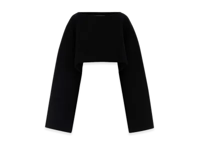 Jil Sander Women's Wool Blend Cape "Black"