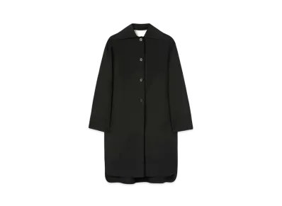Jil Sander Women's Double Cotton Coat "Black"