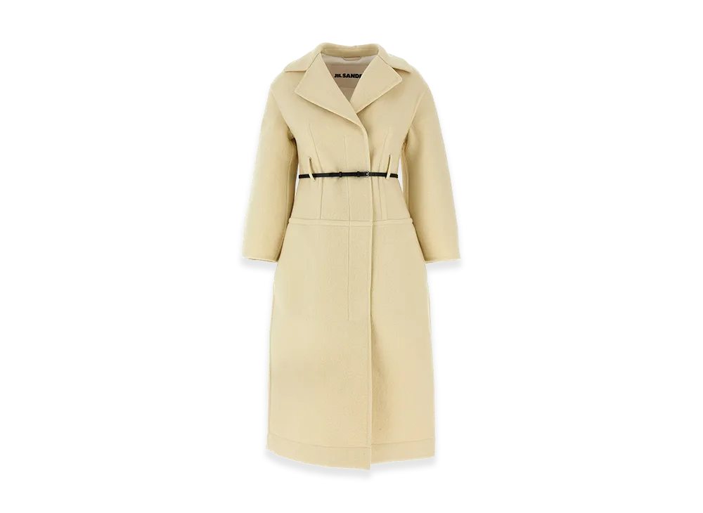 Jil Sander Women's '02' Coat "Beige"