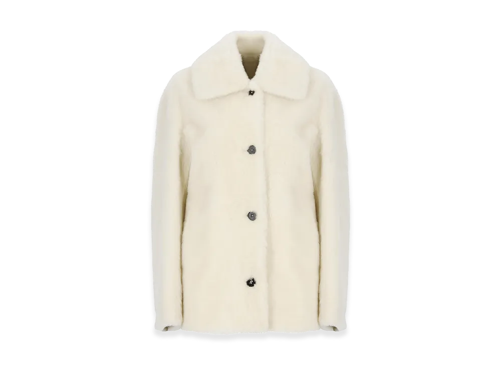 Jil Sander Women's Coats "Ivory"