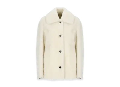 Jil Sander Women's Coats "Ivory"