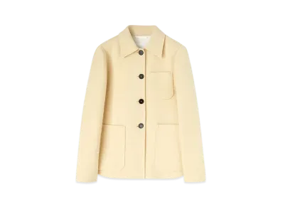 Jil Sander Women's Wool Overshirt "Pearl"