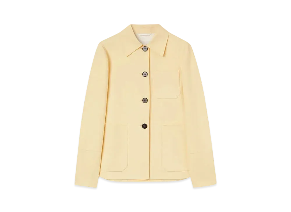Jil Sander Women's Cotton Overshirt "Lemon"
