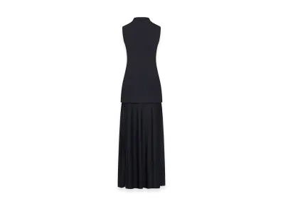 Jil Sander Women's Long Sleeveless Dress "Black"