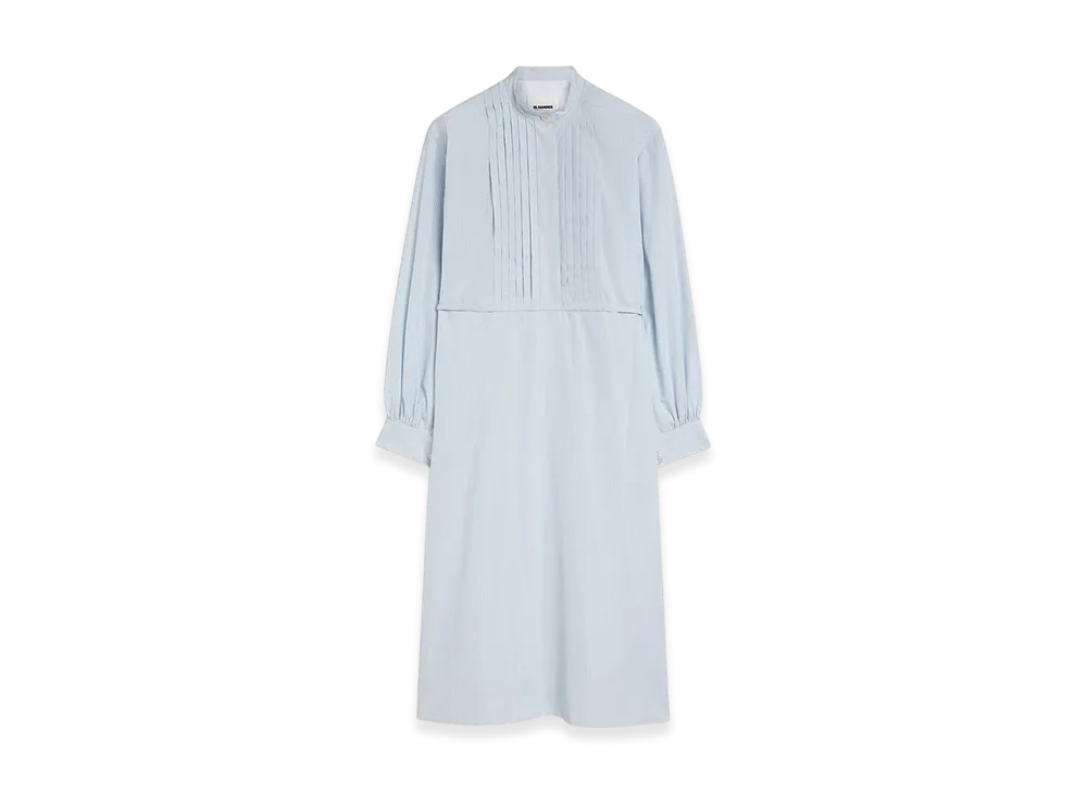 Jil Sander Cotton Shirt Dress "Blue Fly Catcher"