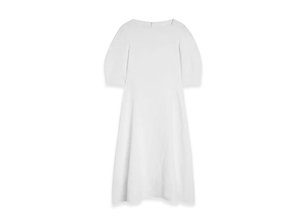 Jil Sander Linen Dress "Optic White"