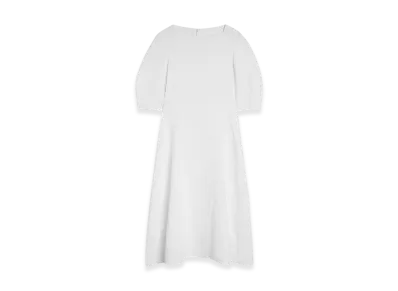 Jil Sander Linen Dress "Optic White"