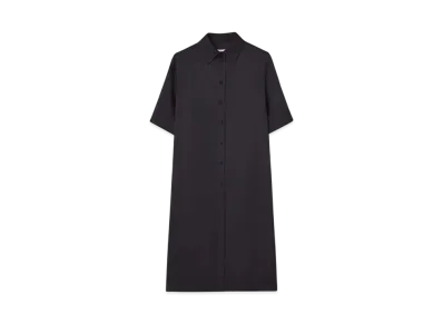 Jil Sander Women's Fluid Viscose Shirt "Navy"