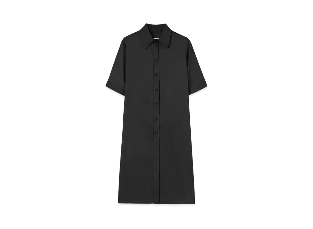 Jil Sander Women's Silk Blend Shirt "Black"