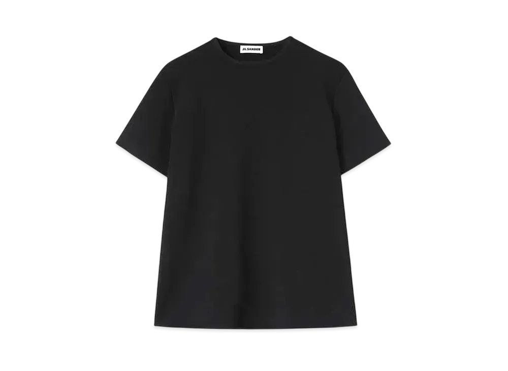 Jil Sander Women's Viscose Knit T-Shirt "Black"