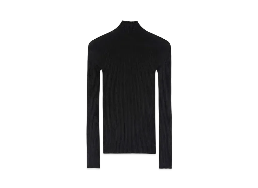 Jil Sander Women's Wool Blend High-Neck Sweater "Black"