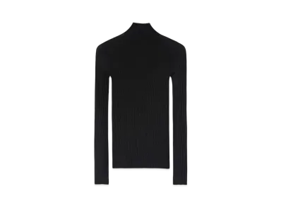 Jil Sander Women's Wool Blend High-Neck Sweater "Black"