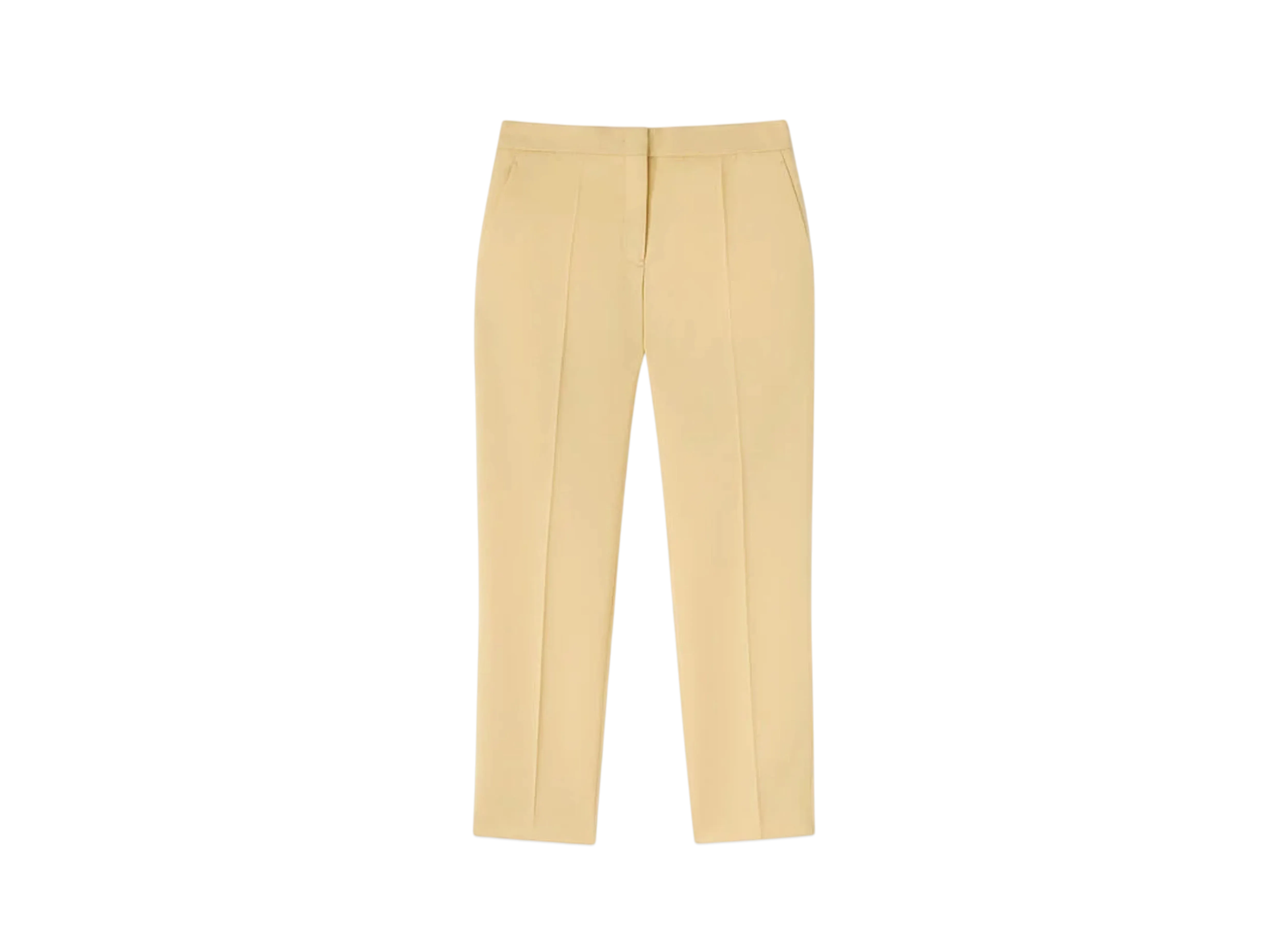 Jil Sander Women's Wool Tailored Trousers "Lemon"