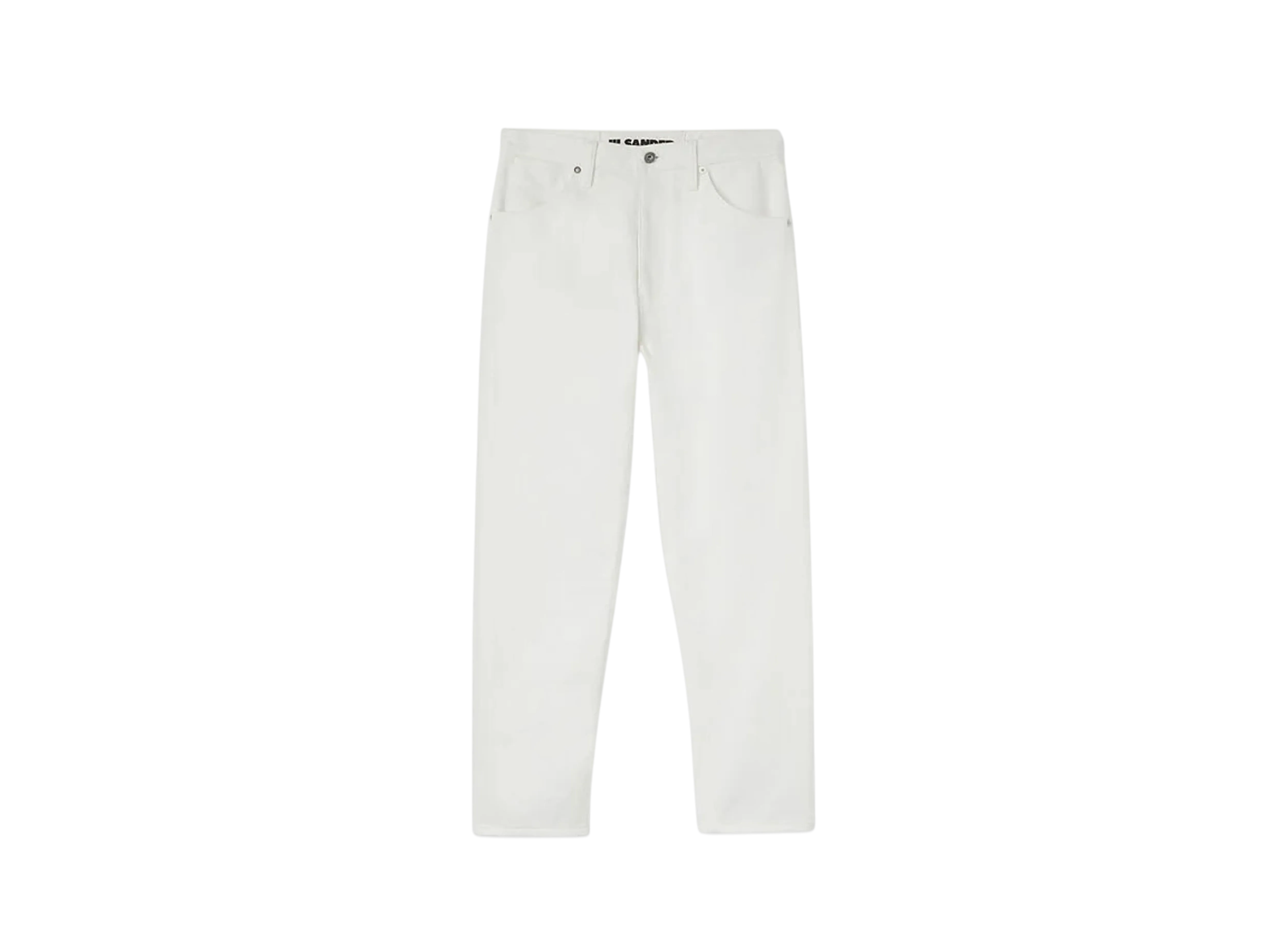 Jil Sander Women's Twisted Denim Trousers "Porcelain"