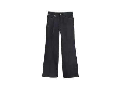 Jil Sander Women's Flared Denim Trousers "Deft Blue"