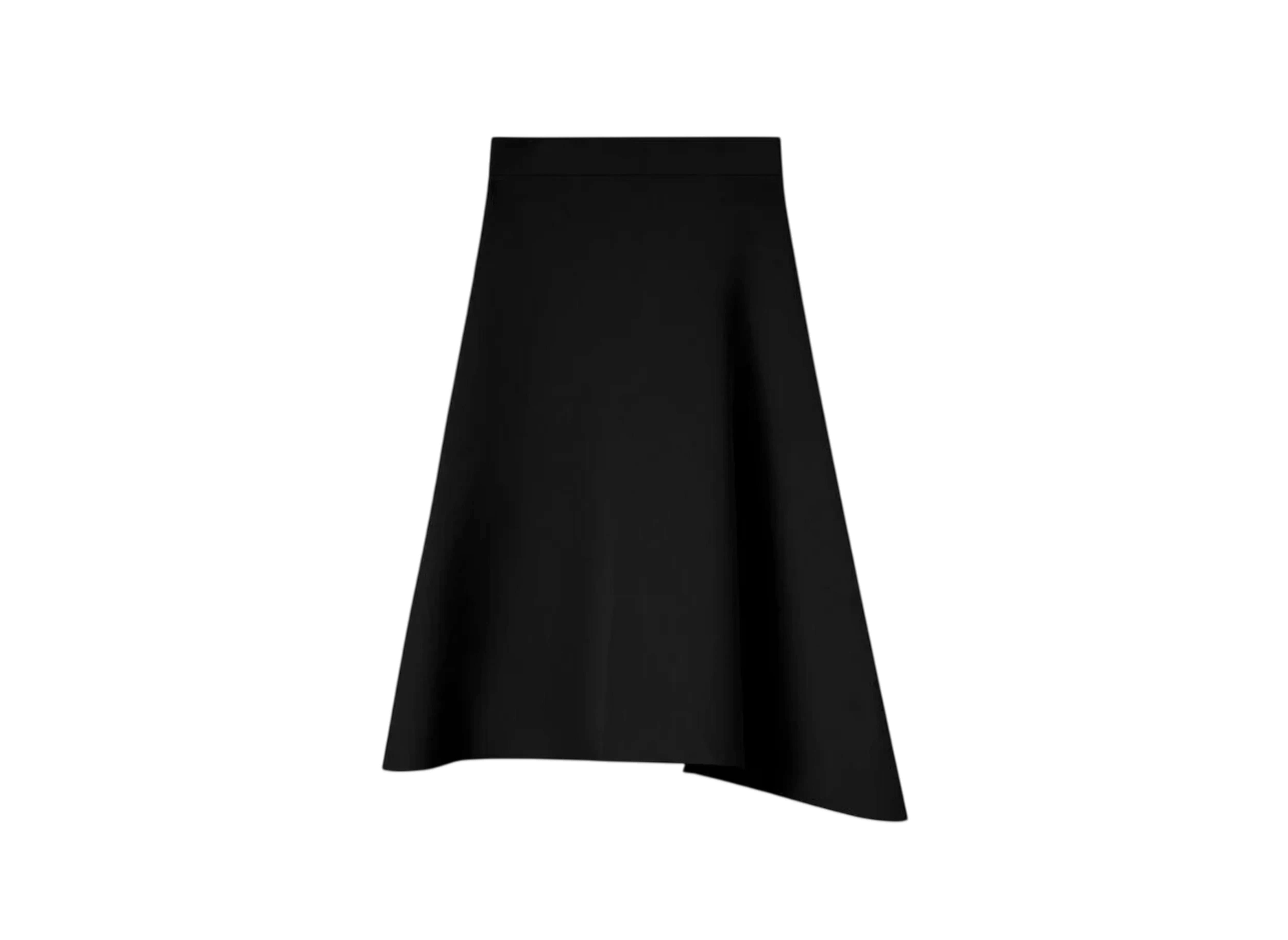 Jil Sander Women's Viscose Knit Skirt "Black"