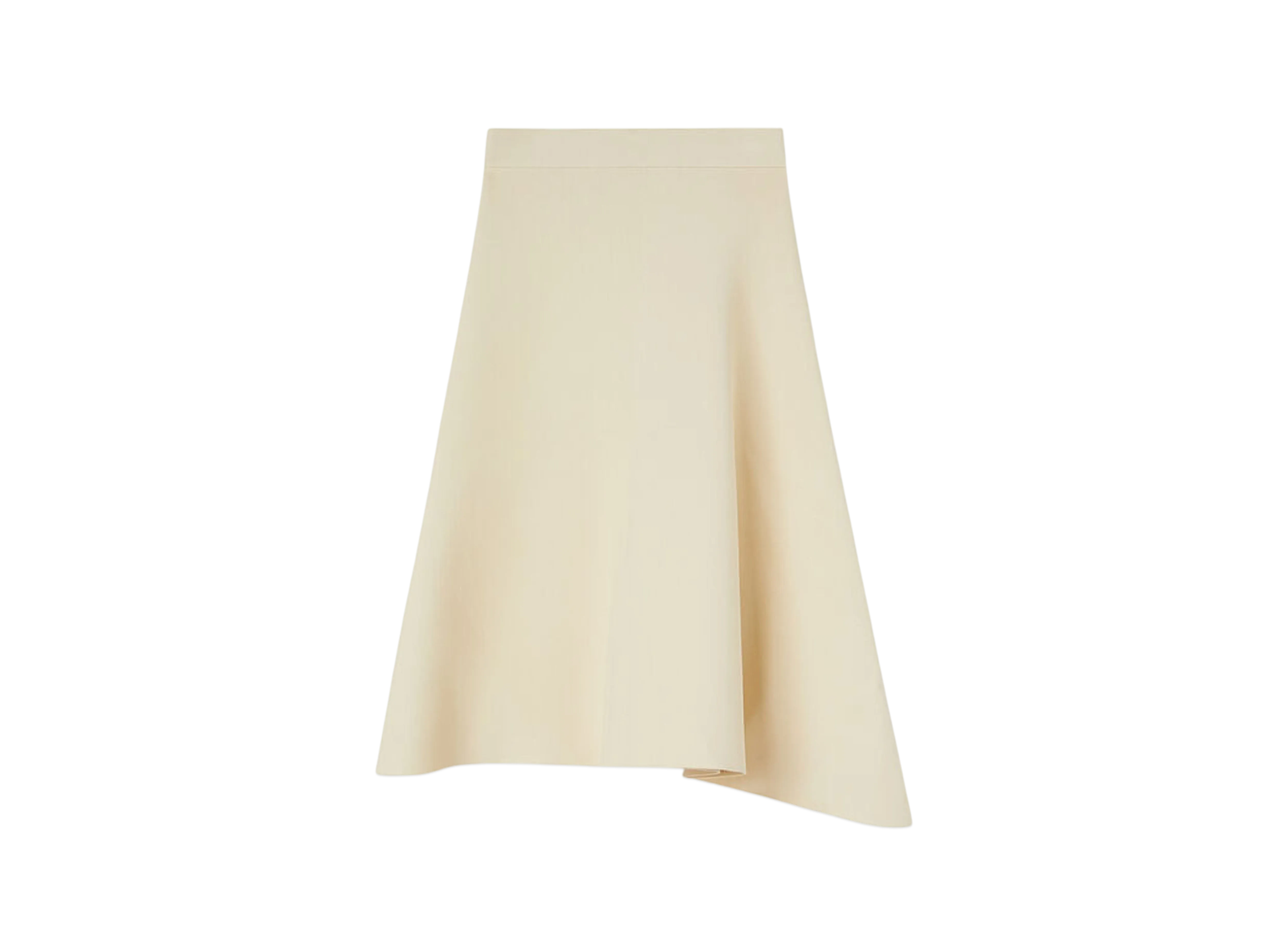 Jil Sander Women's Viscose Knit Skirt "Medium Beige"