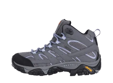 MERRELL Women's Moab 2 MID GORE-TEX "Grey/Periwinkle" J06066