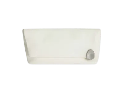 Jil Sander Jewel Zip Clutch "Eggshell"