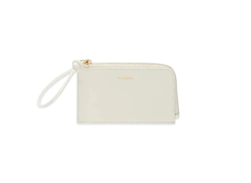 Jil Sander Giro Coin Purse Small "Eggshell"