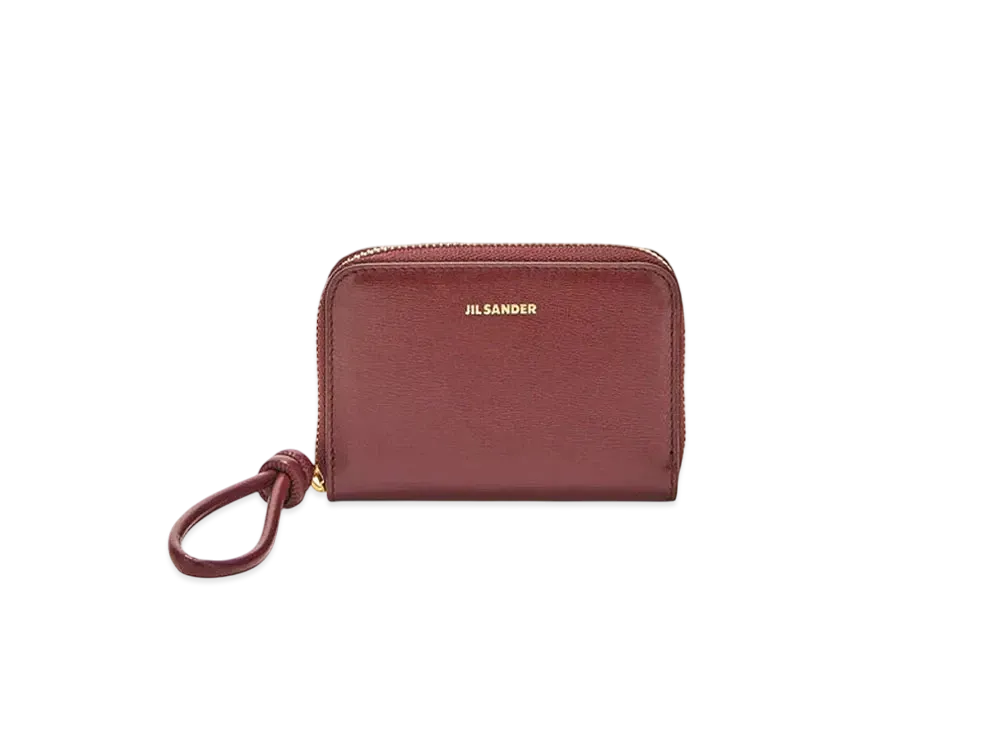 Jil Sander Giro Wallet Small "Garnet Red"