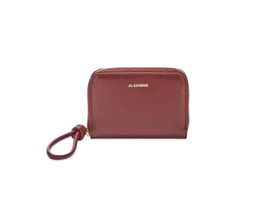 Jil Sander Giro Wallet Small "Garnet Red"