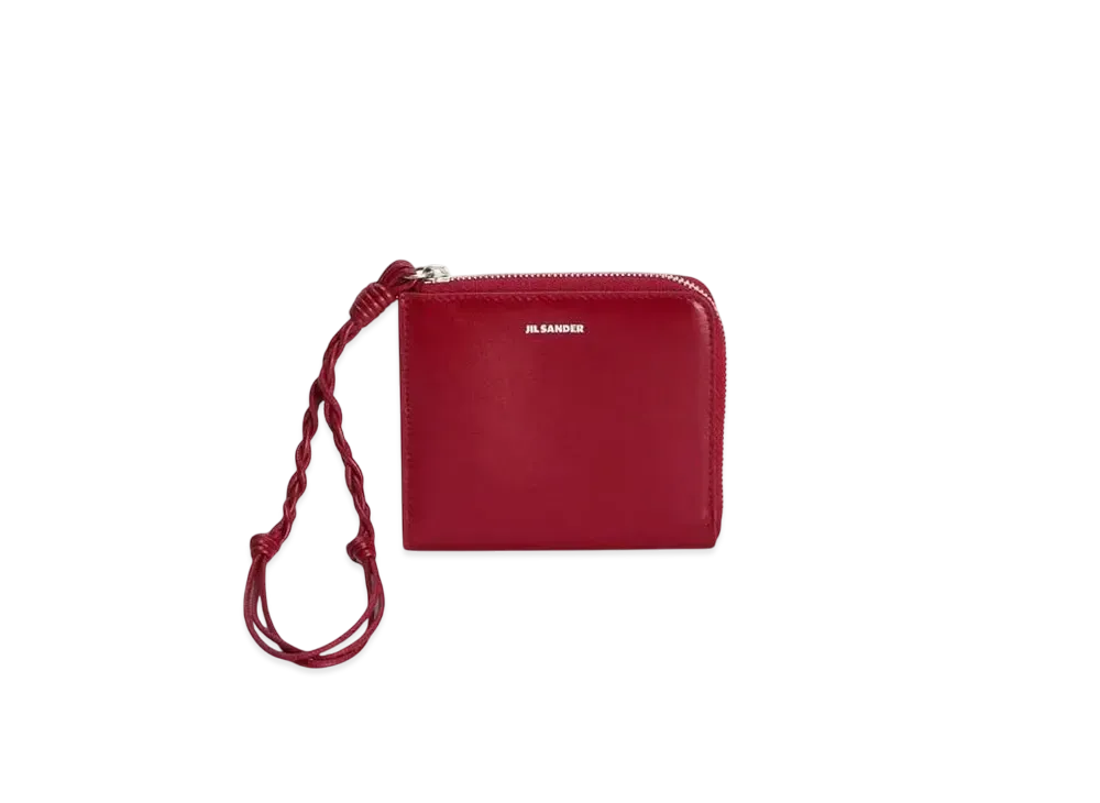 Jil Sander Tangle Card Holder "Cedar Red"