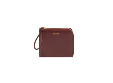 Jil Sander Giro Card Holder "Garnet Red"